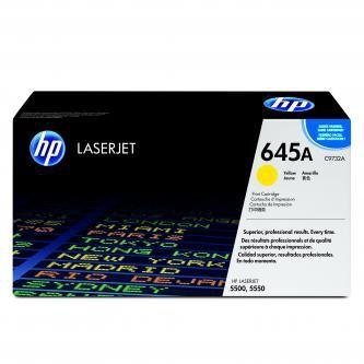 HP oryginalny toner C9732A. yellow. 12000s. 645A. HP Color LaserJet 5500. N. DN. HDN. DTN C9732A