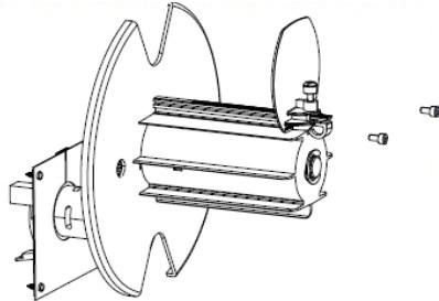 Części / ZEBRA / Kit, Media Rewind Spindle with Motor and PCB, ZT410 