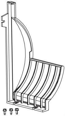 Części / ZEBRA / KIT MAINT REAR END CAP ZM400 79858M, ZM400, 1 pc(s) 