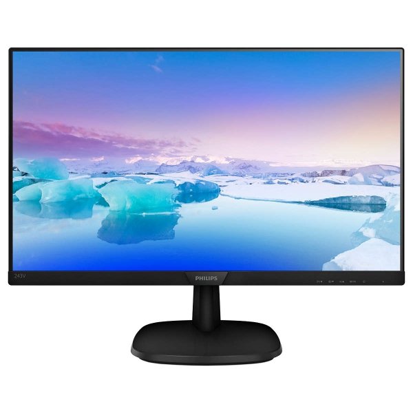 Monitor 23.8 243V7QDSB IPS DVI HDMI Czarny