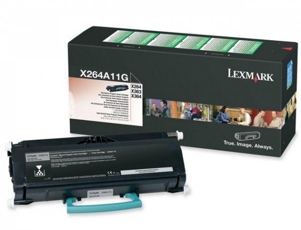 Toner Lexmark X264A11G. black. 3500s. return. Lexmark X264. X363. X364 X264A11G