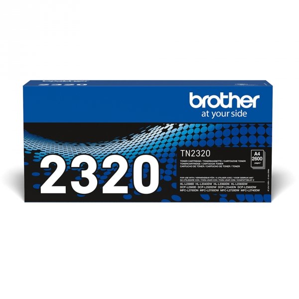 Toner Brother TN2320 BLACK 2600stron do serii HLL23xx/DCPL25xx/MFCL27x TN2320