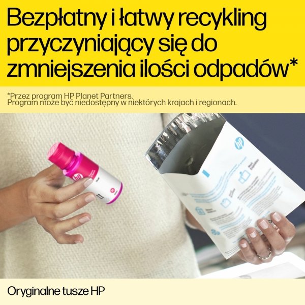 Tusz HP bottle M0H55AE, HP GT52, magenta, 8000s, 70ml, HP DeskJet GT serie, Cronos