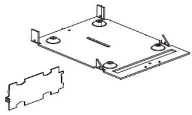 Części / ZEBRA / Front bottom guideplate TTP 