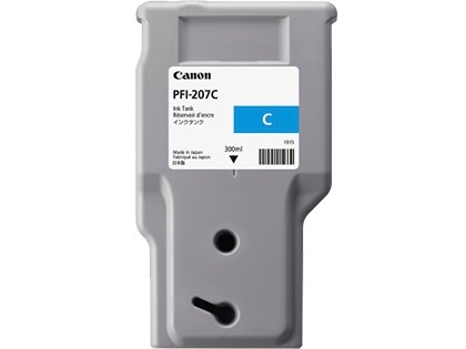 Tusz Canon PFI207C. cyan. 300ml. 8790B001. ploter iPF-680. 685. 780. 785 8790B001