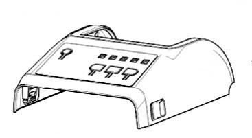 Części / ZEBRA / Kit, Cover Assembly for  Standard Models with the  Print Touch icon (includes Media Window), ZD420D P1080383-403, Top cover, 1 
