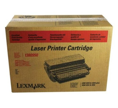 Toner Lexmark 1380950. black. 12800s. Lexmark 4039. 3916 1380950