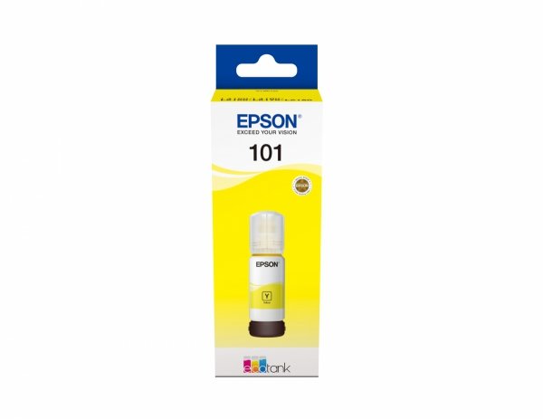 Tusz EPSON C13T03V44A, 101, yellow, 70ml, Epson EcoTank L6160,L6170,L6190,L4150,L4160