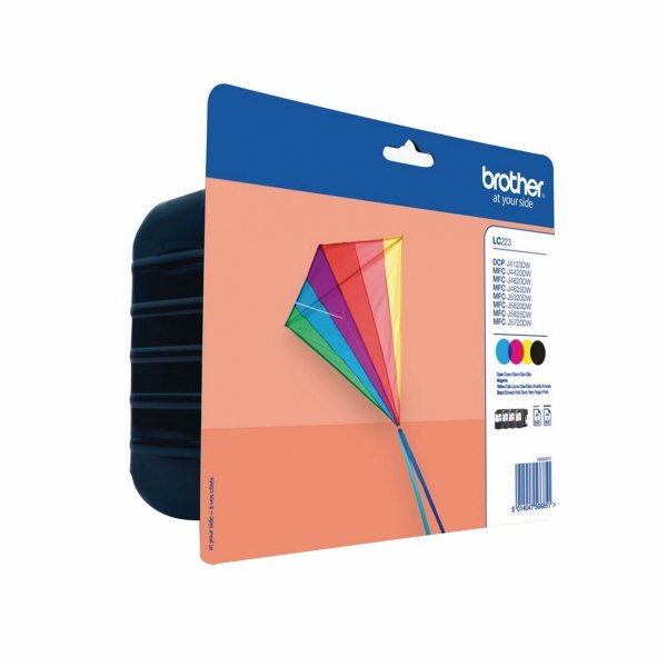 Tusz Brother LC-223VALBP. CMYK. Brother MFC-J4620DW. MFC-J4420DW LC223VALBP