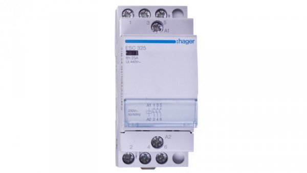 Stycznik modułowy 25A 3Z 0R 230V AC ESC325