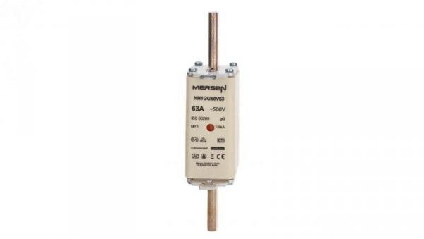 Wkładka bezpiecznikowa NH 1C 63A 500VAC gG L214669