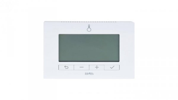 REGULATOR TEMPERATURY TYGODNIOWY, BATERYJNY, RADIOWY TYP: LBW-23 BIAŁY