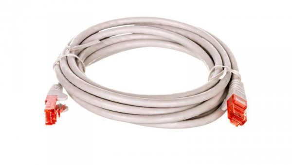 Kabel krosowy patchcord U/UTP kat.6 CCA szary 2m 68454