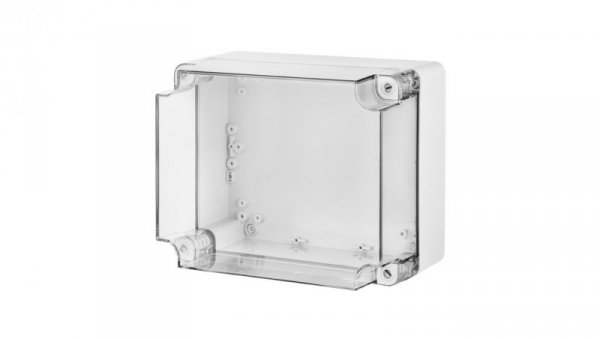 INDUSTRIAL Puszka hermetyczna n/t 440x330x145mm IP65 szara, pokrywa transparentna 2727-01