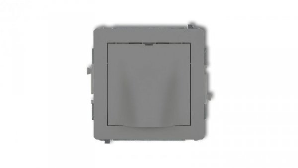 DECO Mechanizm wypustu kablowego szary mat 27DWPK