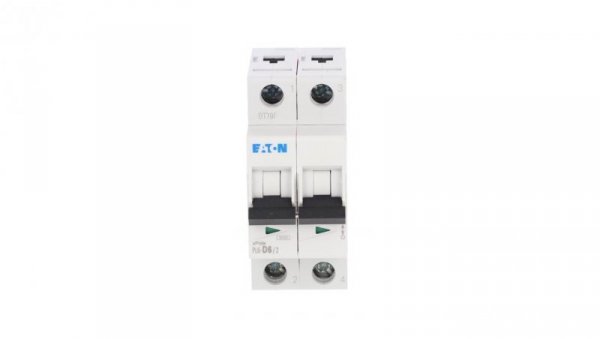 Wyłącznik nadprądowy 2P D 6A 6kA AC PL6-D6/2 286576