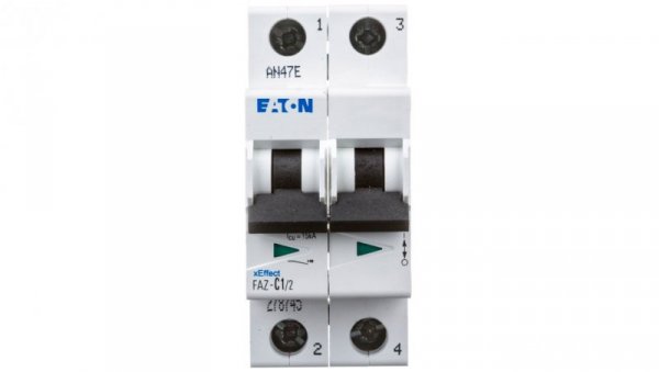 Wyłącznik nadprądowy 2P C 1A 15kA AC FAZ C1/2 278745