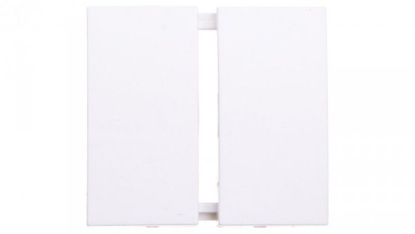 B.1 Klawisz 2-biegunowy świecznikowy śnieżnobiały tworzywo GLAS 16231909