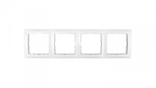 Berker/B.Kwadrat Ramka poczwórna śnieżnobiała 5310148989
