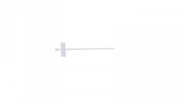 Opaska kablowa z tabliczką opisową TKTO 11/3 biała E01TK-01030100101 /100szt./