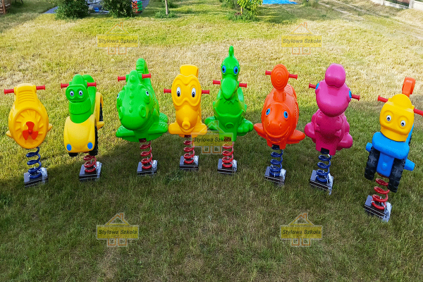 bujak konik polny, bujak lew, bujak baranek, bujak dino, bujak dinozaur, bujak panda, bujak piesek, bujak, bujak na plac zabaw, bujak jeleń, bujak na sprężynie, sprężynowiec