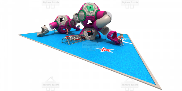 alt=&quot;plac zabaw sensoryczny z kulami w stylu kosmicznym dla dzieci&quot;