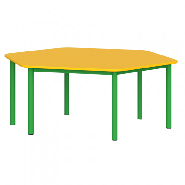 stolik przedszkolny, stolik przedszkolny bambino sześciokątny, stolik sześciokątny bambino, bambino stolik, stolik bambino