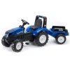 FALK Traktor na Pedały New Holland Duży z Przyczepką od 3 lat
