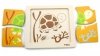 VIGA Puzzle drewniane 12 plansz po 4 puzzle w stojaku