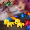 WOOPIE Figurki Montessori Zestaw Edukacyjny Jednorożce do Składania Dopasuj Literki 13 el.