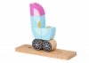CLASSIC WORLD Kreatywne Drewniane Klocki Przestrzenne 3D Sowa