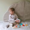 TOOKY TOY Krab Układanka Drewniana Stosy Klocki Bloki Pastelowy