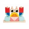 TOOKY TOY  Kreatywne Drewniane Klocki Przestrzenne 3d Krab