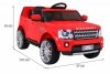 Land Rover Discovery Autko elektryczne dla dzieci, Czerwony SUV + Pilot