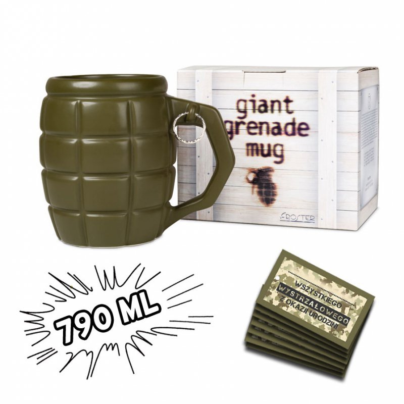 Gigantyczny Kubek Granat - Zielony