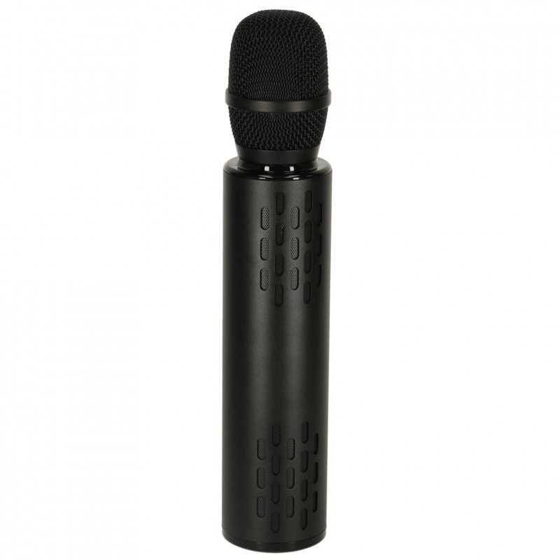 Mikrofon bezprzewodowy karaoke dla dzieci głośnik Bluetooth 2000mAh karta SD USB wysoka jakość czarny