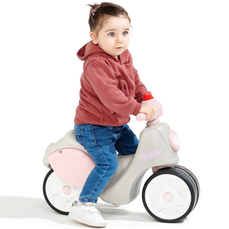 FALK  Jeździk Scooter Strada Retro Dla Dziewczynki Ciche Opony od 1 Roku