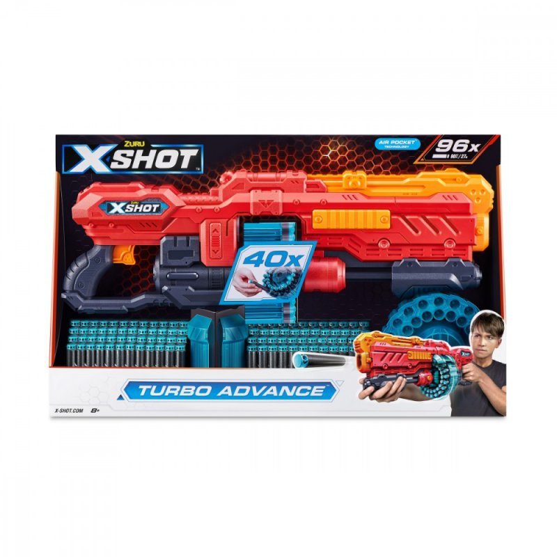 ZURU X-Shot Wyrzutnia Excel Turbo Advance 96 strzałek