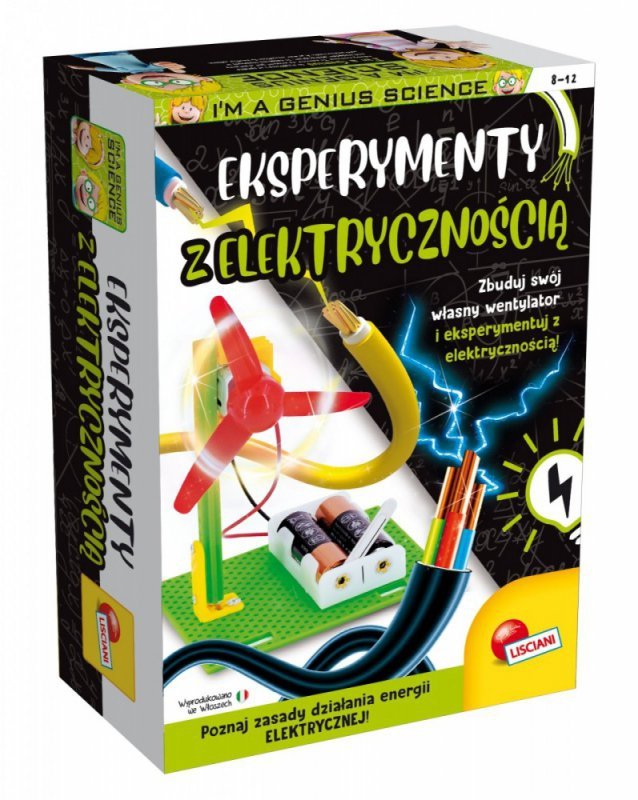 Lisciani Zestaw naukowy Im a Genius Eksperymenty z elektrycznością