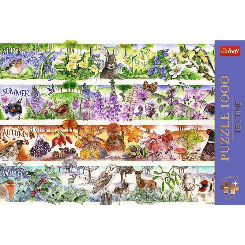 Trefl Puzzle 1000 elementów Premium Cztery pory roku