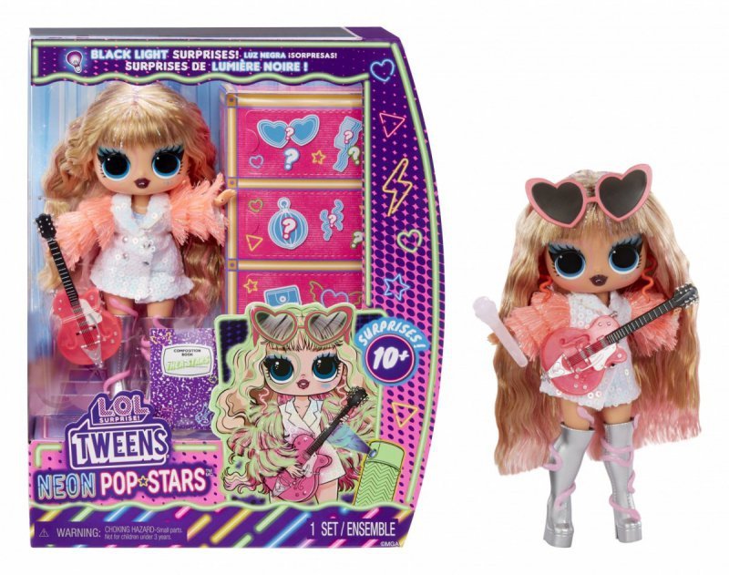 MGA Lalka L.O.L. Surprise Tweens Neon Pop Stars Thea
