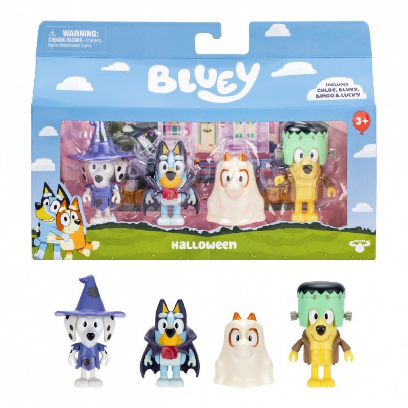 Tm Toys Bluey Figurki Bal przebierańców 4-pak