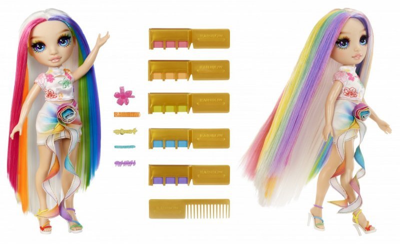 MGA Lalka Rainbow High Hair Chalk & Style Amaya