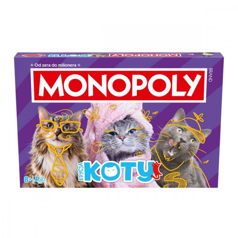 Winning Moves Gra Monopoly Koty 2025