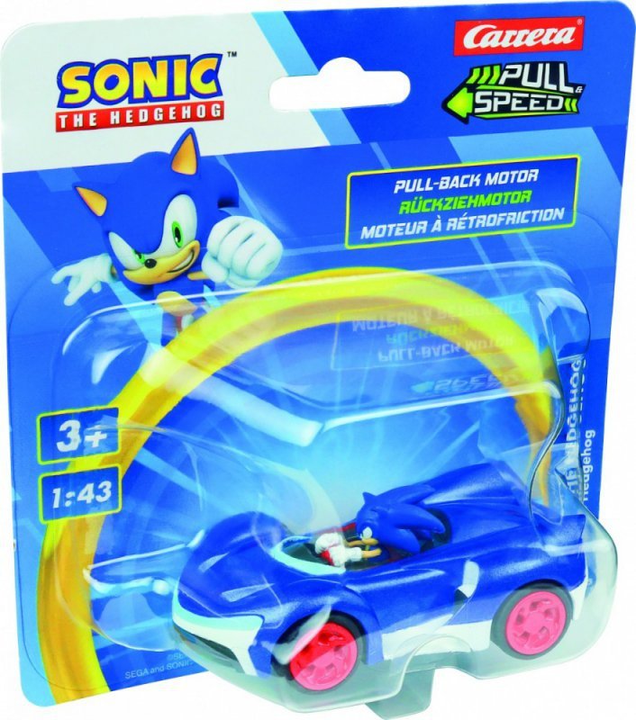 Carrera Pojazd Pull & Speed (pull-back)  Sonic - Team Sonic Racing