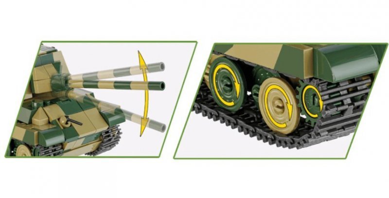 Cobi Klocki Klocki Panzerjager Tiger Ausf.B Jagdtiger