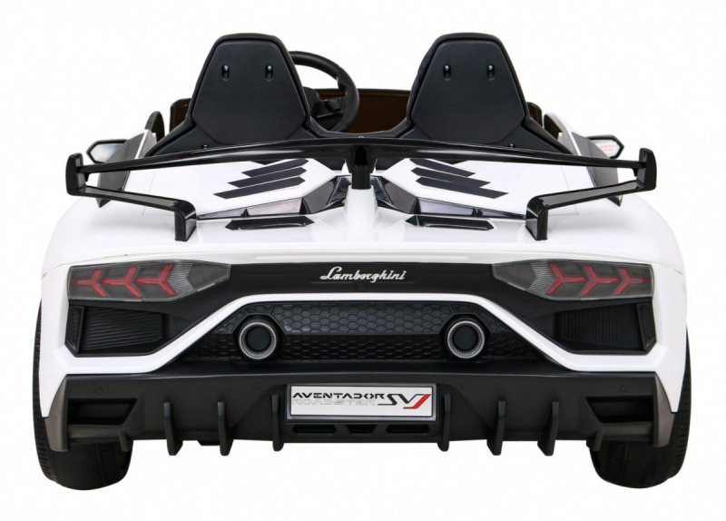 Lamborghini SVJ DRIFT dla 2 dzieci Biały + Funkcja driftu + Pilot