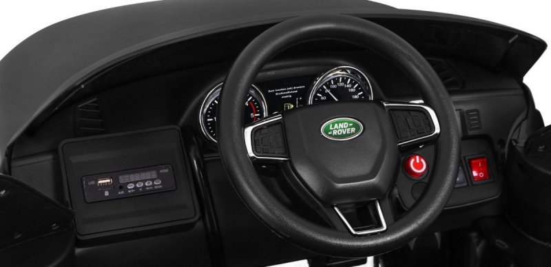 Land Rover Discovery dla dzieci Czarny SUV + Pilot