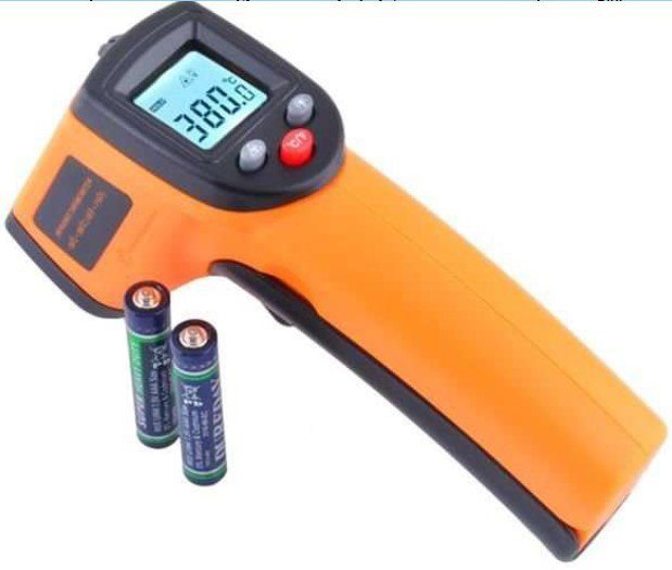 Pirometr - termometr laserowy Od-50 Do 530°C BENETECH Pomarańczowy