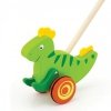 Viga Toys Drewniany Pchacz Dinozaur